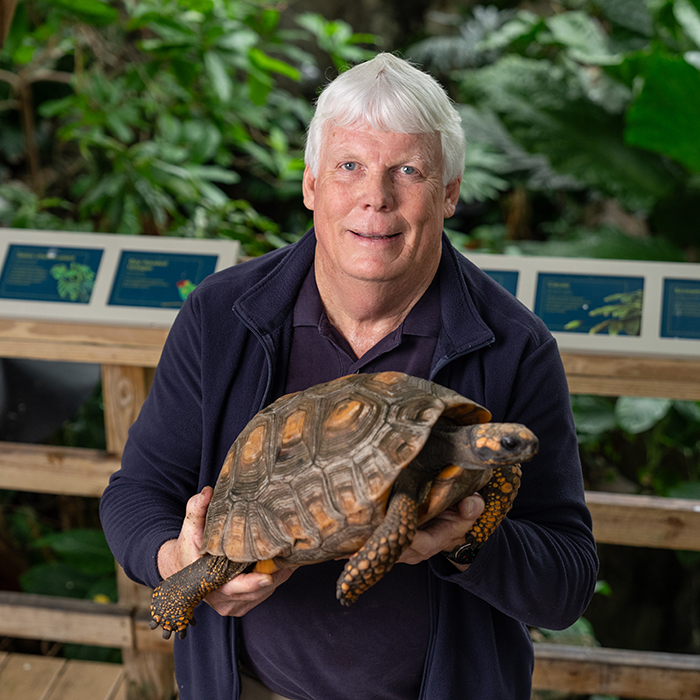 Jack holding a terrapin.