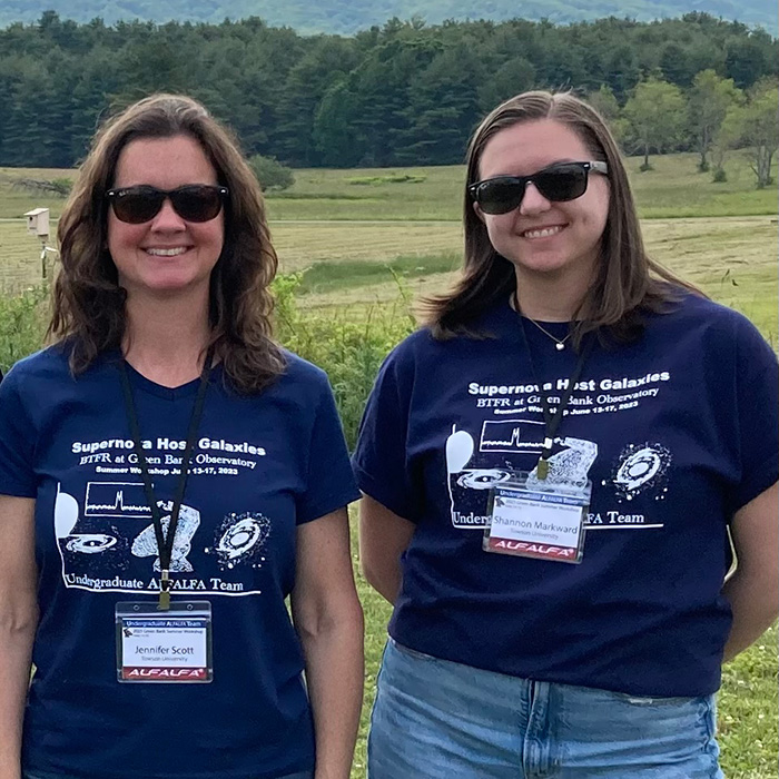 Scott and Markward at the Green Bank Telescope