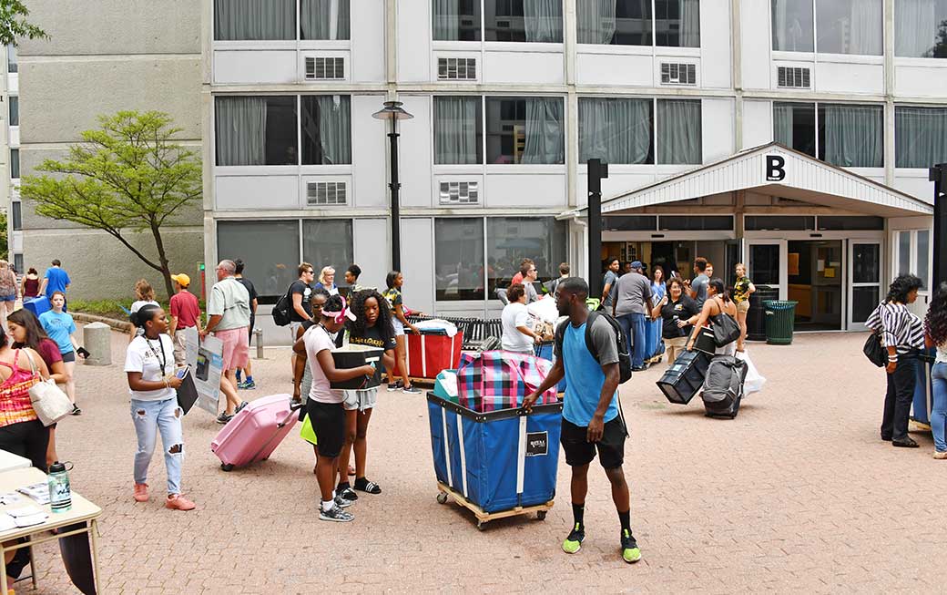 Students return to Towson University