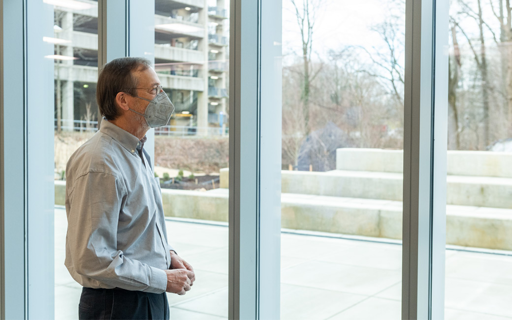 Dean David Vanko in the new Science Complex