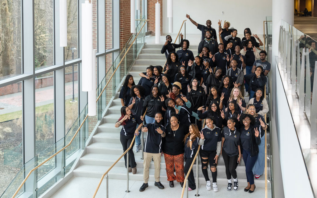 Tammie King Kelly posing with SAGE mentors