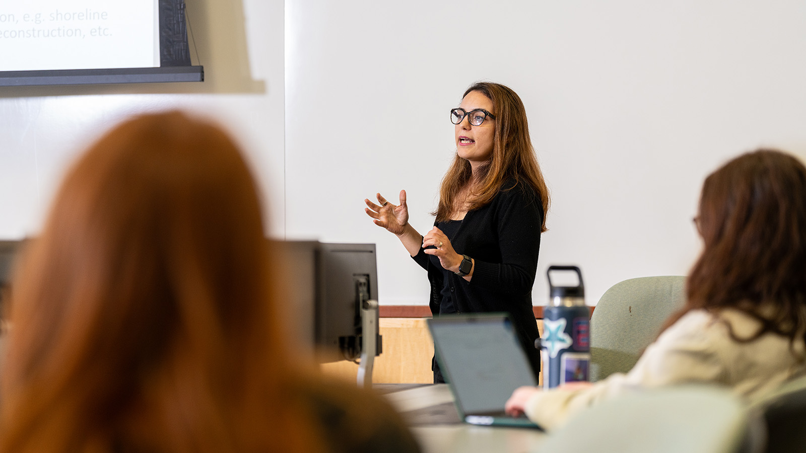 Sayma Khajehei teaching
