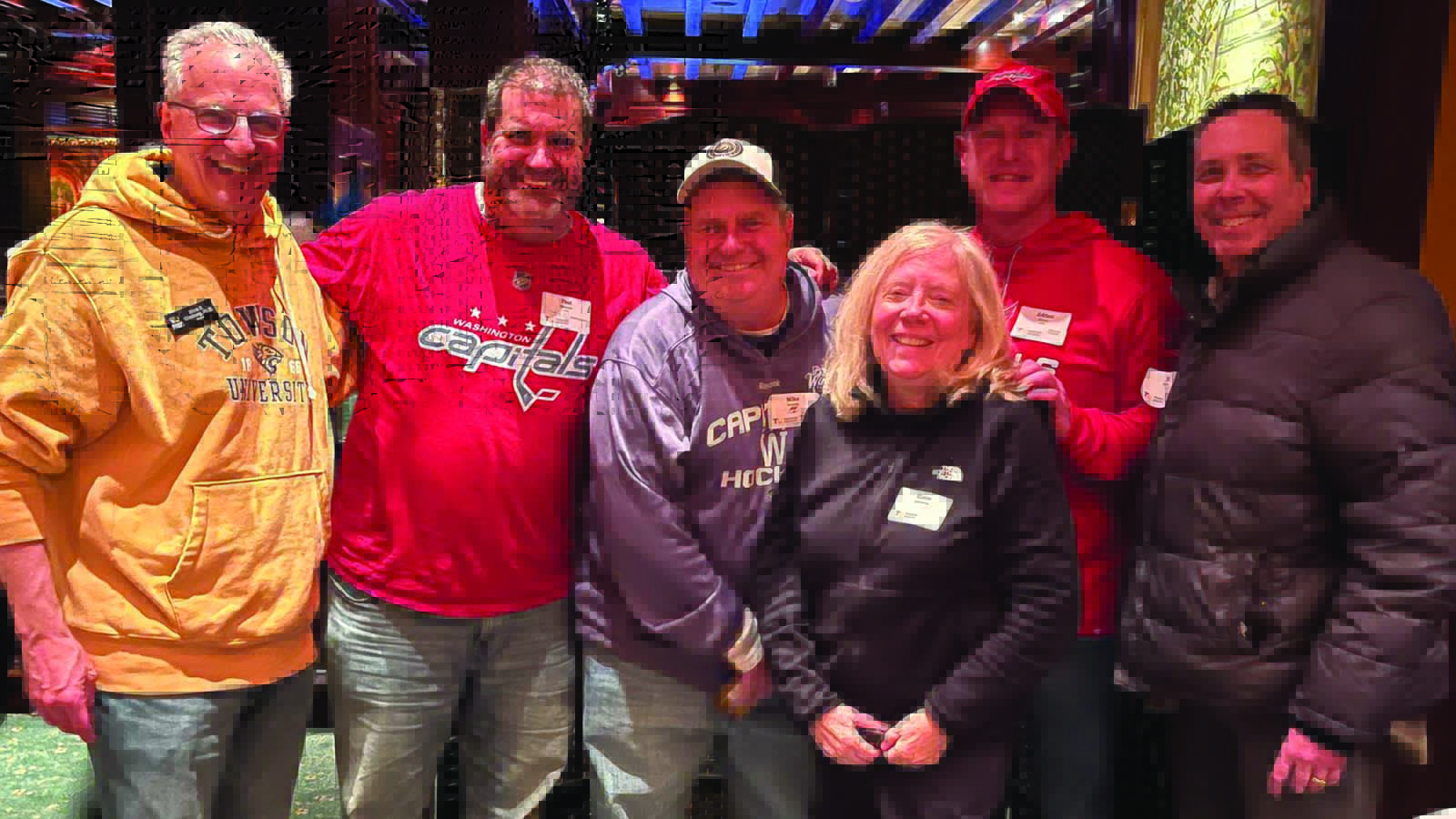 President Mark Ginsberg, Paul Bresson, Michael Stashik, Elaine Anderson, Adrian Moore and Jon Solovey