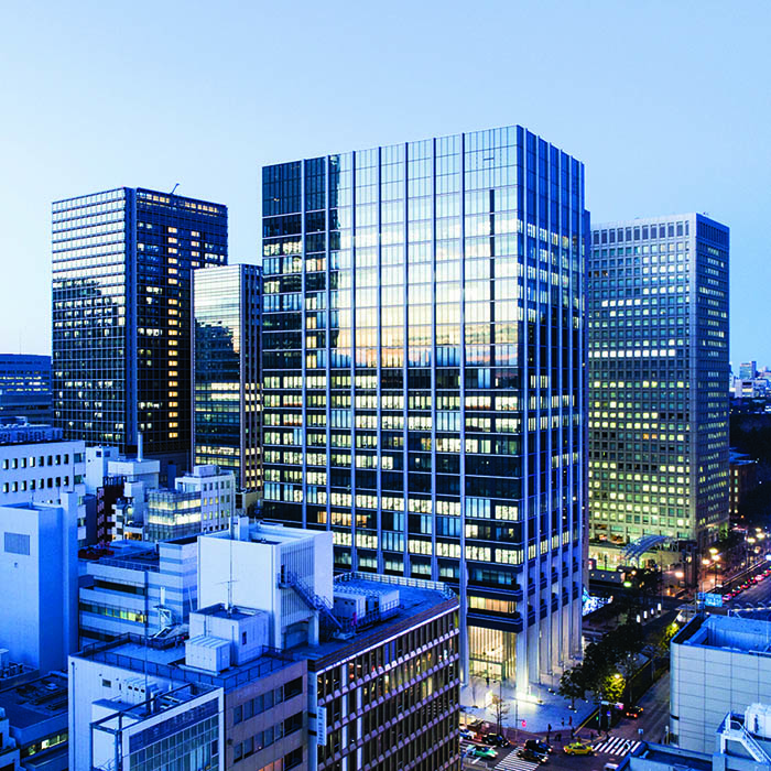 city skyscrapers