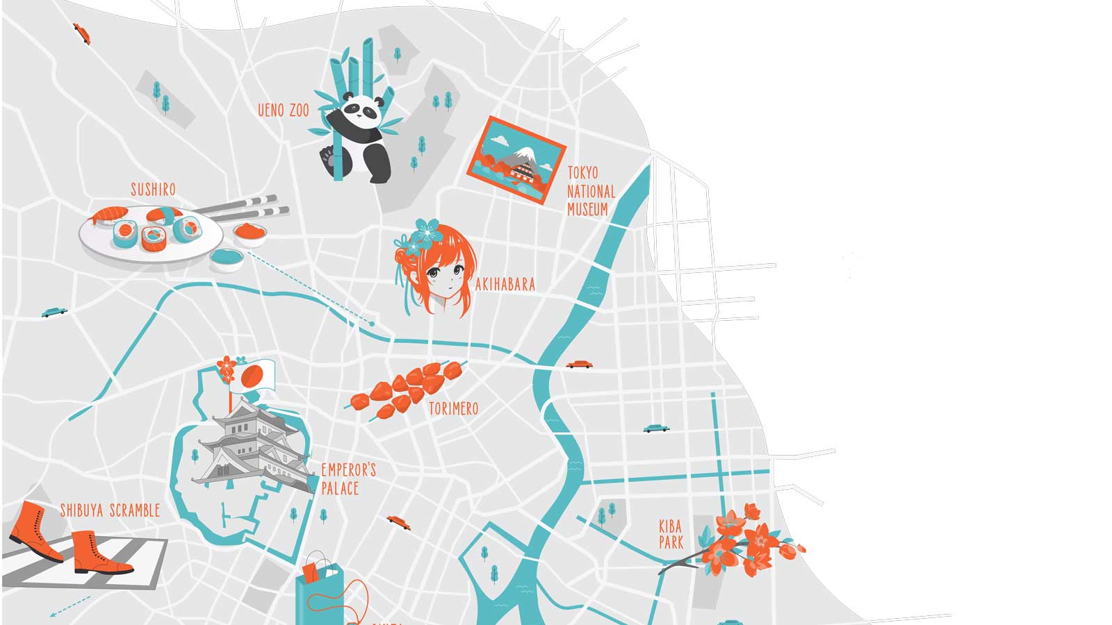Tokyo map