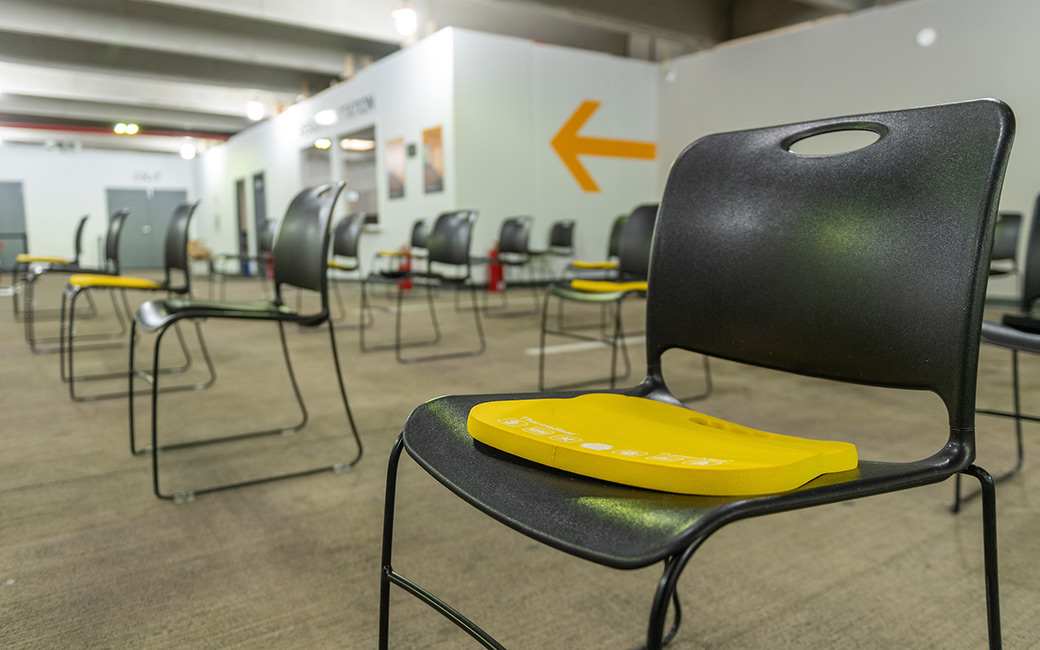 Chairs in waiting room