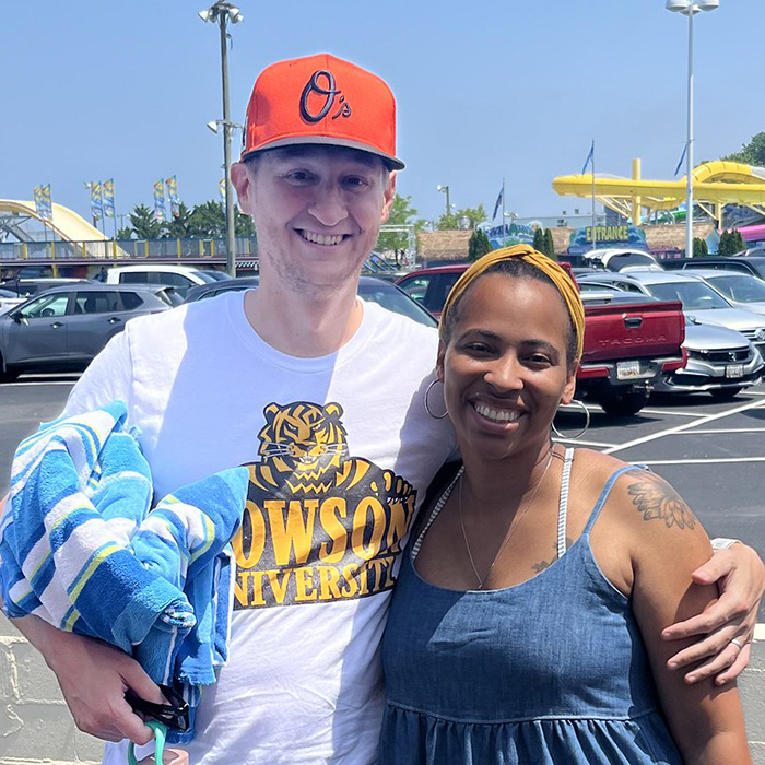 Edward Haywood ’17 and Ariana Haywood ’23 at Jolly Roger