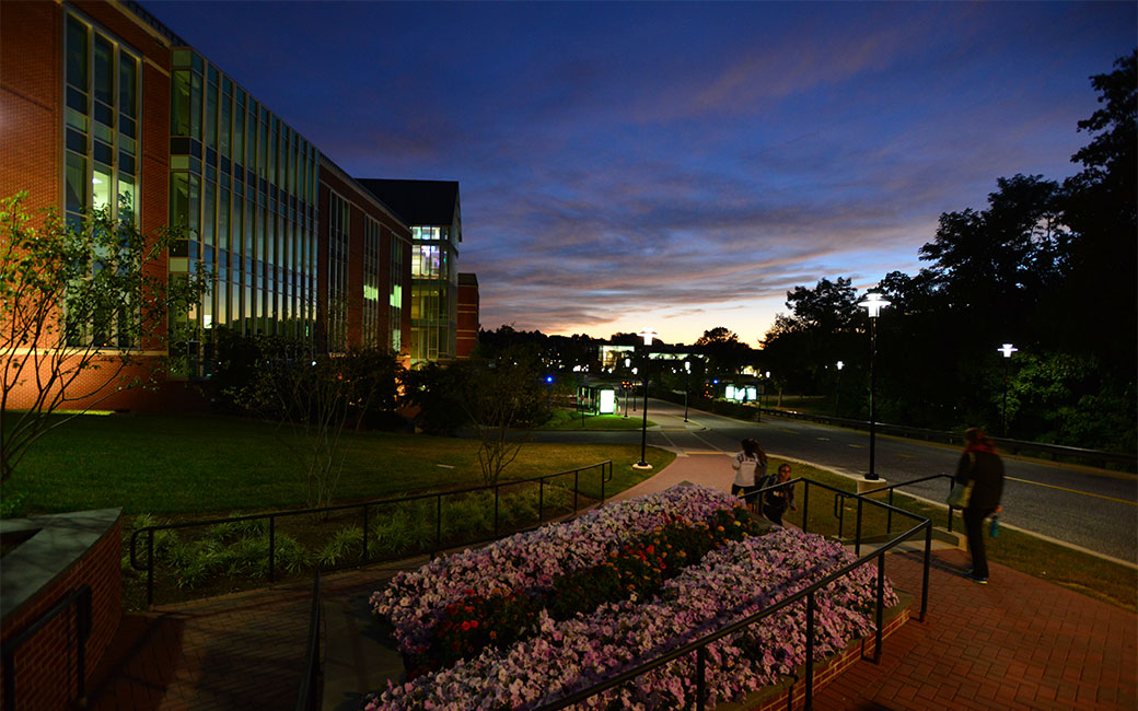 CLA at night