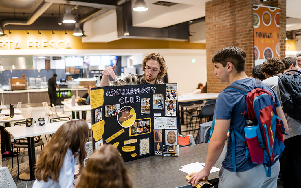 archaeology club tabling