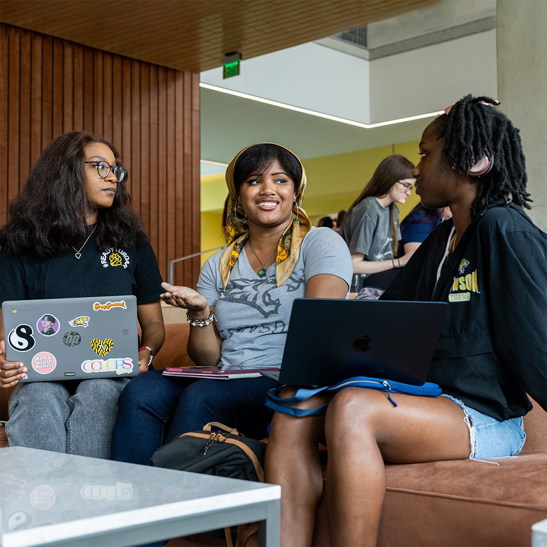 Students talking 