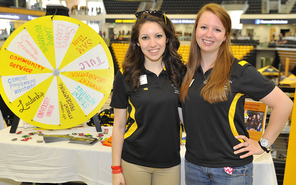 SA employees work a tabling event