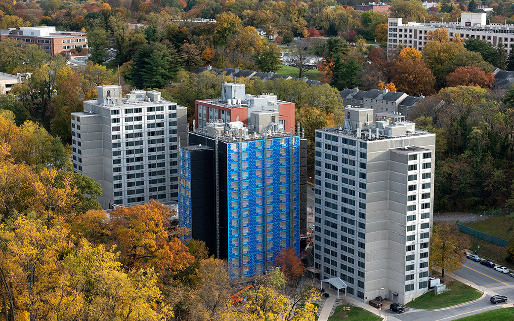 glen towers construction