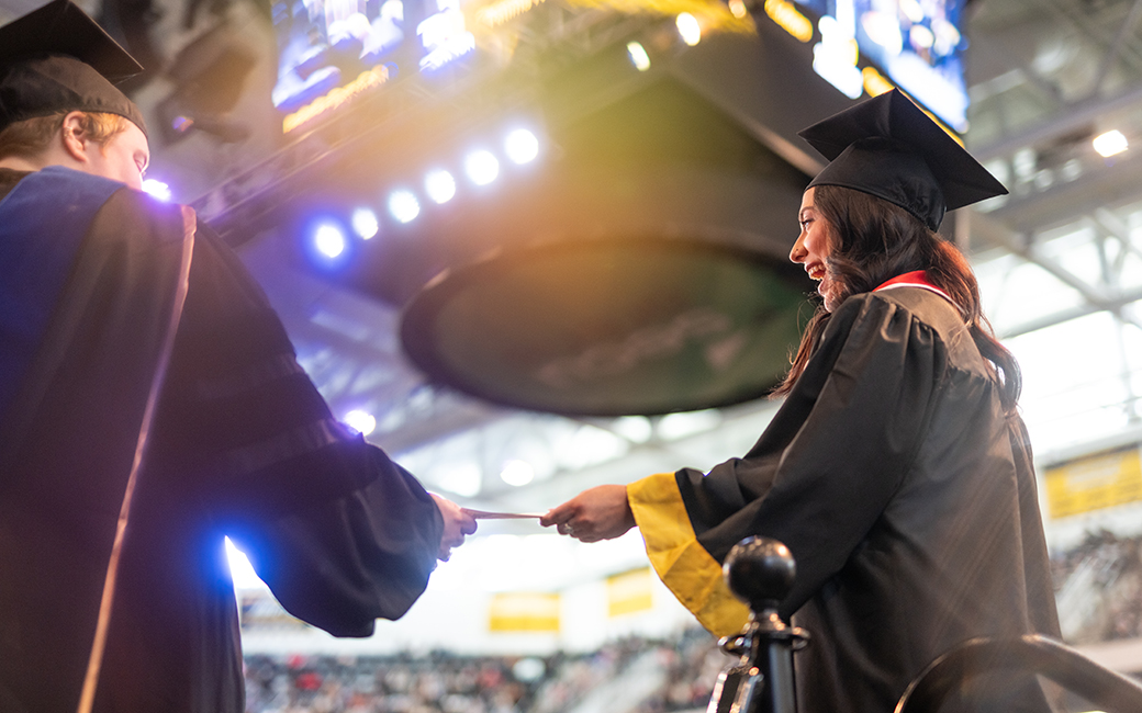 TU students graduating