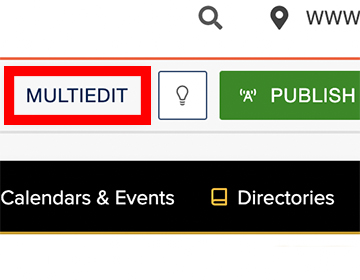 the multiedit button